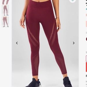 Fabletics Warp Knit High Waisted Mesh pants